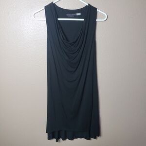 Alice + Olivia Base Drape Front Racerback Tank Dress-Size XS